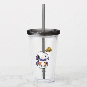 Peanuts Snoopy Woodstock Vampyr Halloween Take Away Mugg