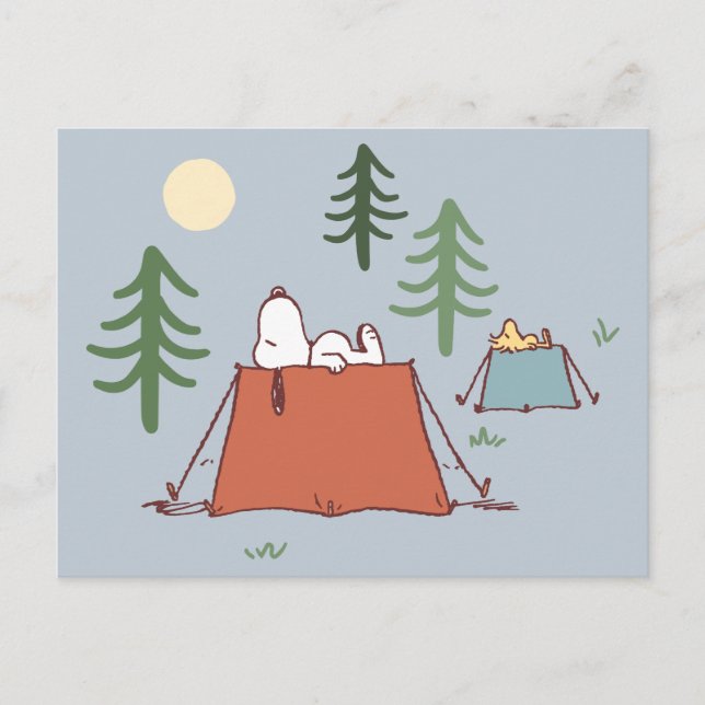 Peanuts | Snoopy & Woodstock Vykort (Framsida)