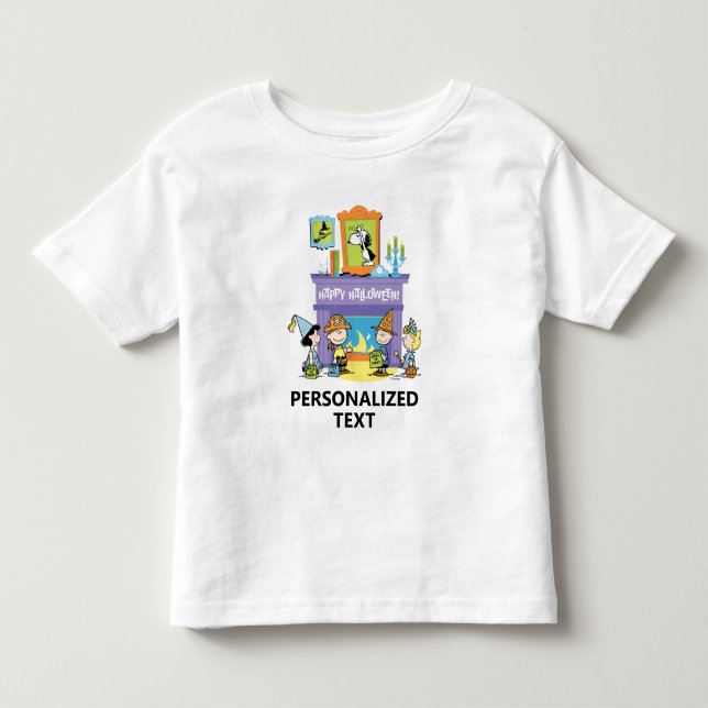 Peanuts spökhallar Halloween T Shirt (Framsida)