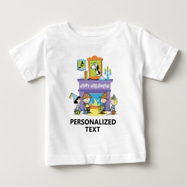 Peanuts spökhallar Halloween T Shirt (Framsida)