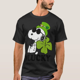 Peanuts St Patricks Lucky Klöver T Shirt