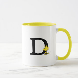 PEANUTS Trävaror Monogram D Mugg
