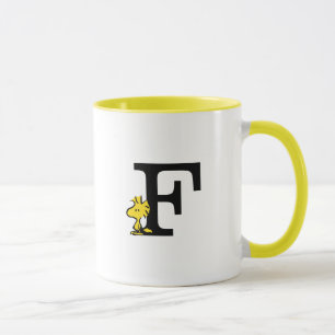 PEANUTS Trävaror Monogram F Mugg