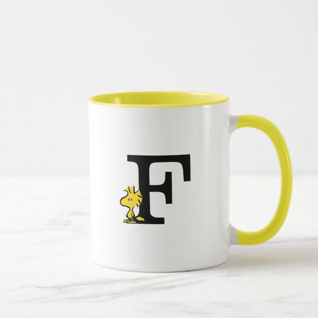 PEANUTS | Trävaror | Monogram F Mugg (Höger)