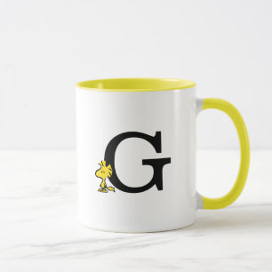 PEANUTS Trävaror Monogram G Mugg