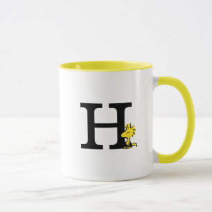 PEANUTS Trävaror Monogram H Mugg