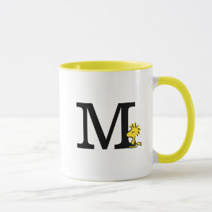 PEANUTS Trävaror Monogram M Mugg