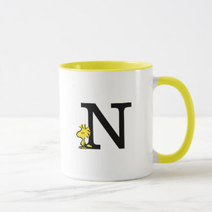 PEANUTS Trävaror Monogram N Mugg