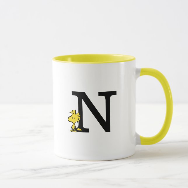 PEANUTS | Trävaror | Monogram N Mugg (Höger)