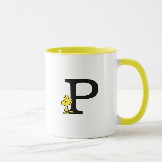 PEANUTS | Trävaror | Monogram P Mugg (Höger)