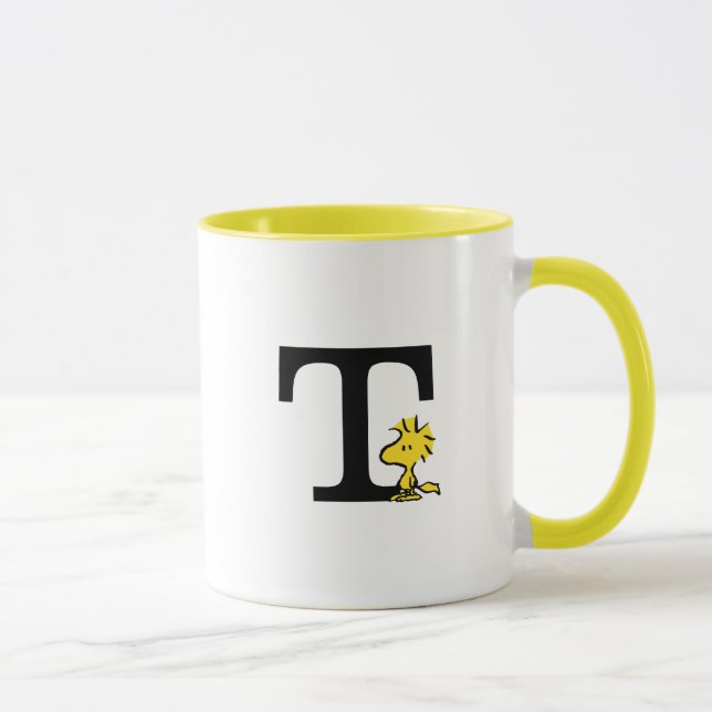 PEANUTS | Trävaror | Monogram T Mugg (Höger)