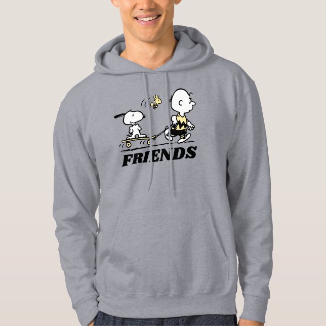 PEANUTS | Vänner Skattbordning Hoodie (Framsida)
