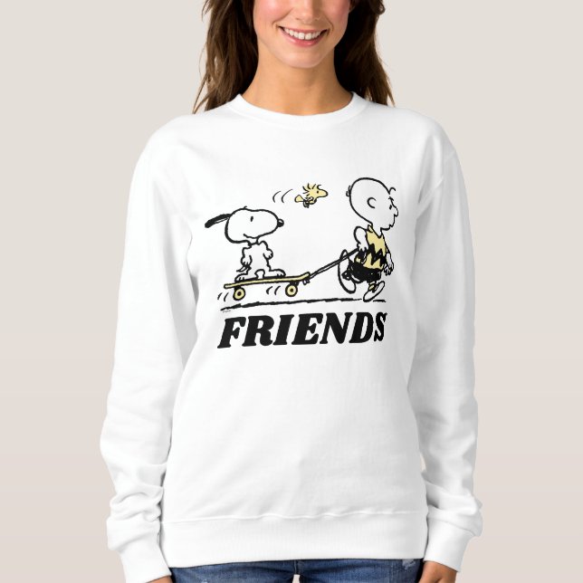 PEANUTS | Vänner Skattbordning T Shirt (Framsida)