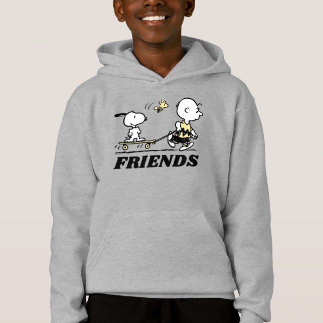 PEANUTS | Vänner Skattbordning T Shirt (Framsida)