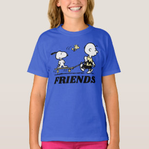 PEANUTS   Vänner Skattbordning T Shirt