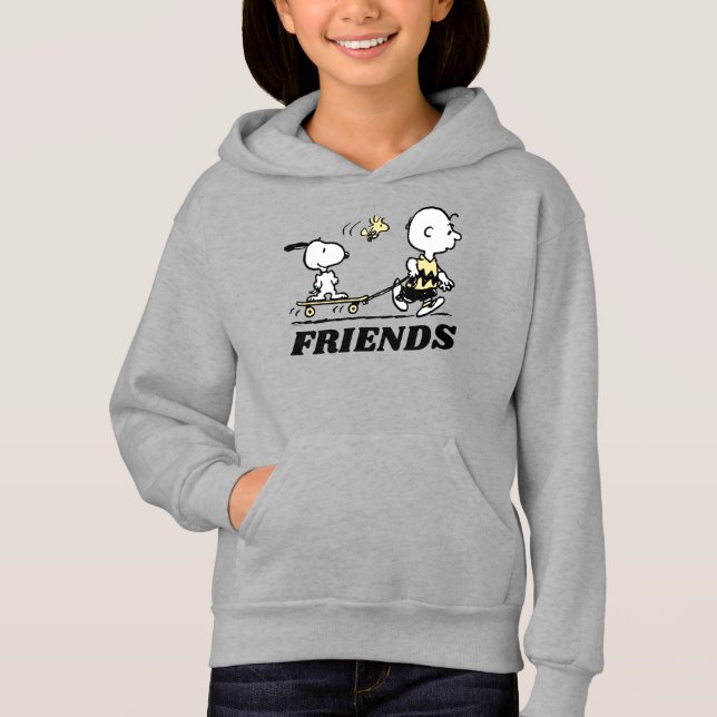 PEANUTS | Vänner Skattbordning T Shirt (Framsida)