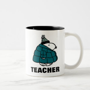 Peanuts   Warm & Cozy Teacher Två-Tonad Mugg