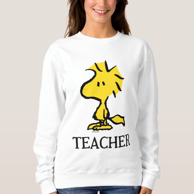 Peanuts | Woodstock Teacher T Shirt (Framsida)