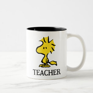 Peanuts Woodstock Teacher Två-Tonad Mugg