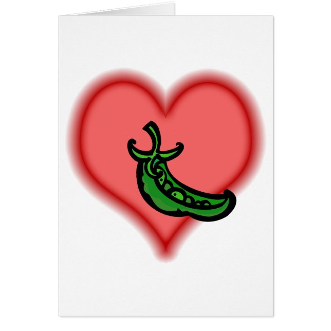 peapod hälsningskort (Framsidan)