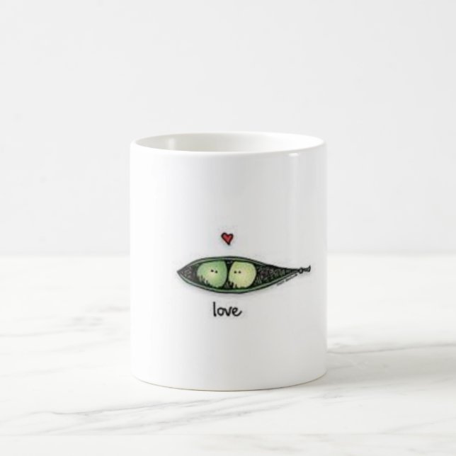Peapod kärlek kaffemugg (Center)