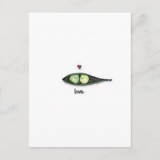 Peapod Kärlek Vykort