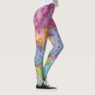 Pear Cactus Byxor Art Workout Legings