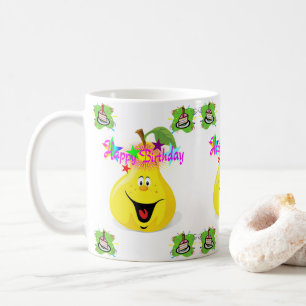 Pear grattis på födelsedagen Mugg