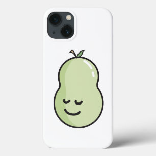 Pear med ett leende
