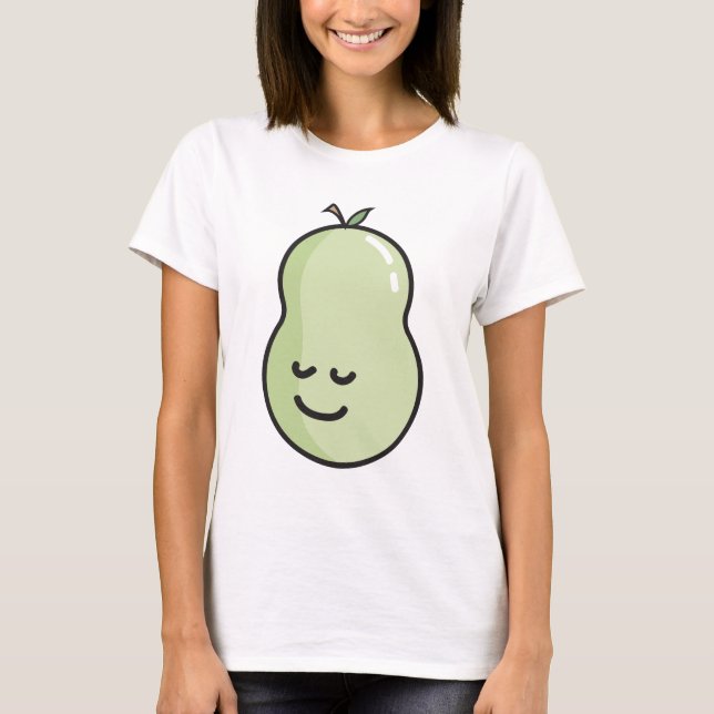 Pear med ett leende t shirt (Framsida)