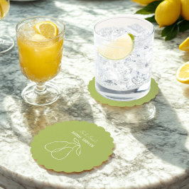 Pear-Möhippa för Perfekt med Grönt Underlägg Papper