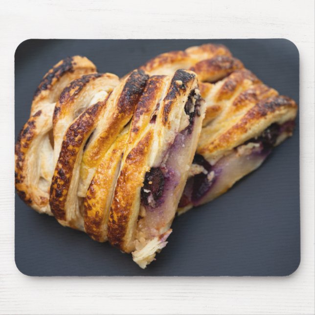Pear och Blackberry Strudel Musmatta (Framsidan)