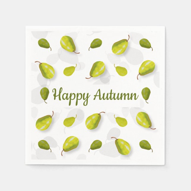 Pear Papper Napkins Pappersservett (Framsidan)