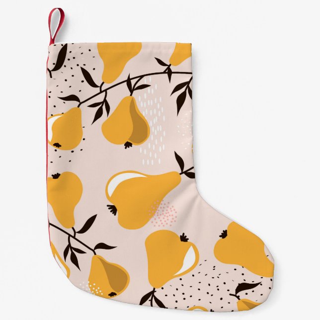 Pear Paradise: Färga överlappningar Liten Julstrumpa (Framsidan)