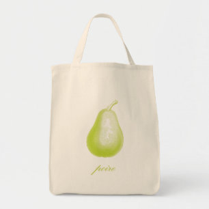 Pear (Poire) Organic Livsmedel Tote Bag Tygkasse