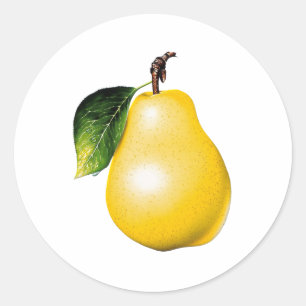 Pear Runt Klistermärke