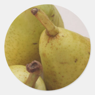 Pear Stickers Runt Klistermärke
