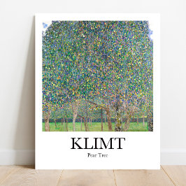 Pear Träd av Paul Klimt Poster