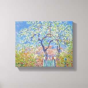Pear Träd in Flower - Claude Monet Canvastryck