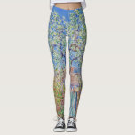 Pear Träd in Flower - Claude Monet Leggings<br><div class="desc">Pear Träd in Flower - Claude Monet</div>