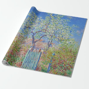 Pear Träd in Flower - Claude Monet Presentpapper