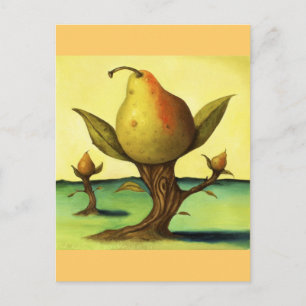 Pear Träd Vykort