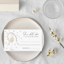 Pearco & Prosecco - Datum och natt - Idéer \ Datum Tilläggskort