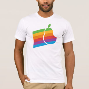 Peardator - Retro skjorta för Apple logotypparodi Tee