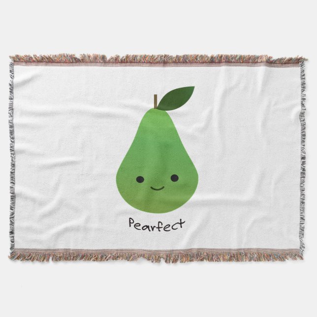 Pearfect Cute Kawaii Pear Filt (Framsidan)