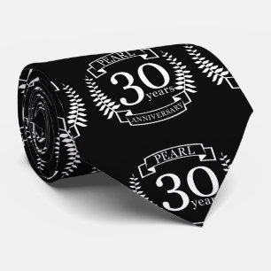 Pearl 30:e bröllop-årsdagen 30 år slips