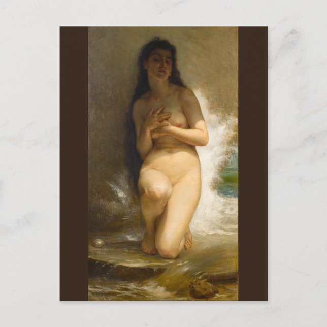 Pearl av William-Adolphe Bouguereau Vykort (Framsida)