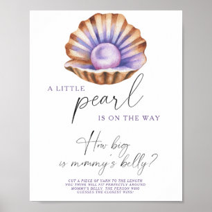 Pearl babydusch Hur stort är mamma Blocky-spelet? Poster