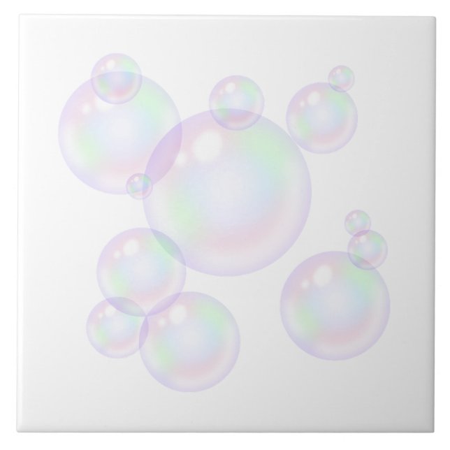 Pearl Bubble Bathroom Wall Art Kakelplatta (Framsidan)