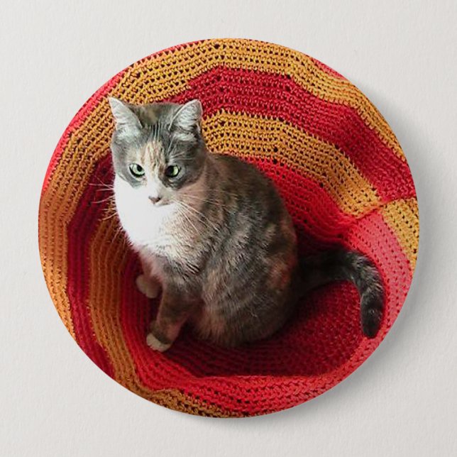 Pearl Cat på afghanska Knapp (Framsida)